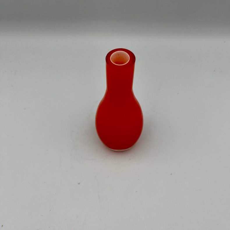 Lille orange glasvase