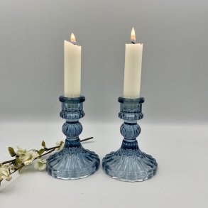Elegante bl� lysestager