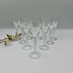 Klassiske Amager (Twist) snapseglas fra Kastrup/Holmegaard