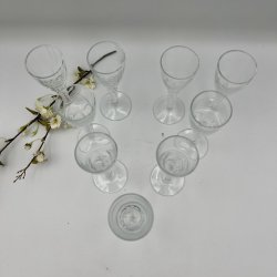 Klassiske Amager (Twist) snapseglas fra Kastrup/Holmegaard